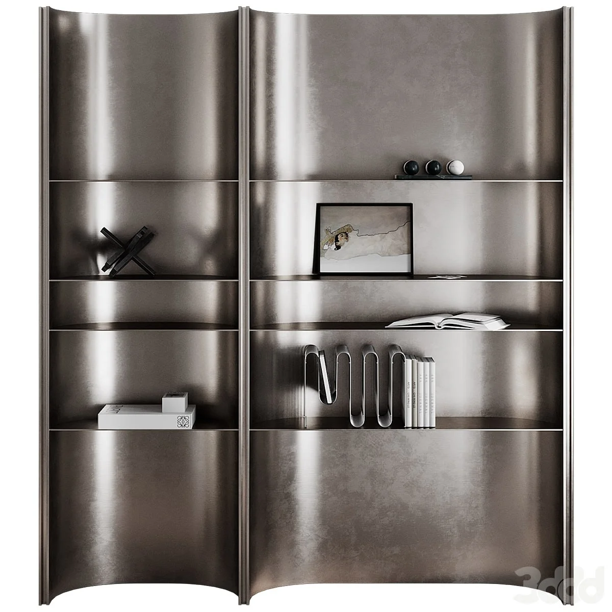 Shelving with decor Glowe